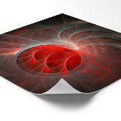 Een veer in haar pet poster (Hoek)