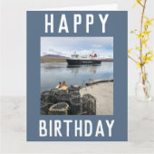 Een veerboot bij Port Askaig, Islay in Schotland V Kaart (Gele Bloem)