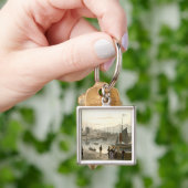 Een veerboot die op Leith aankomt, van 'A Voyage R Sleutelhanger (Hand)