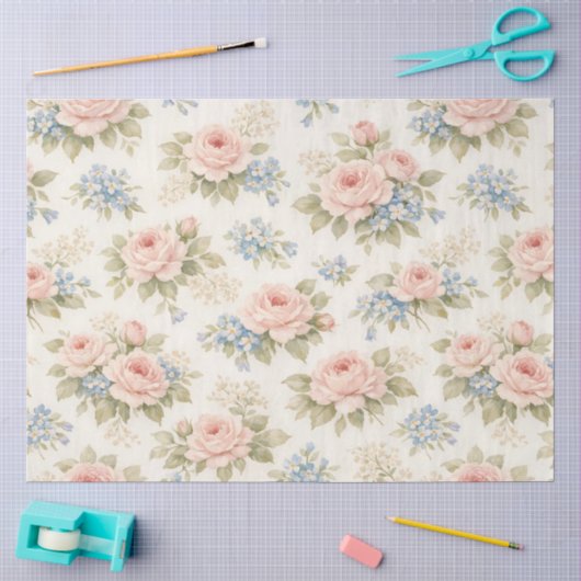 Een veerkrachtig bloemontwerp #7 tissuepapier (Craft)