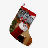 Een veestapel! kleine kerstsok (Voorkant (Hangend))