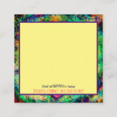 "Een veilige beug versturen" Mogelijkheid voor ins Vierkante Visitekaartje (Achterkant)