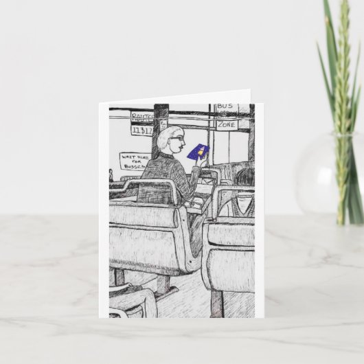 Een veilige bus 🚌 bedankkaart (Voorkant)