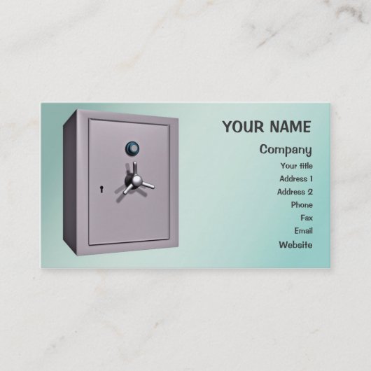 Een "veilige" visitekaartje (Voorkant)