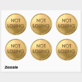 Een vel van zes stickers om uit te delen aan vreem (Vel)
