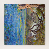 Een veld met blauwe bonen bij Alamo Heights, 1919, Legpuzzel (Horizontaal)