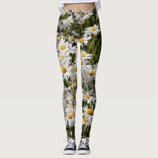 Een veld met margrieten leggings (Voorkant)