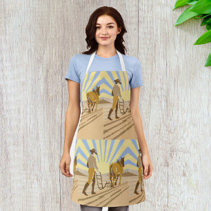 Een veld stromen schort