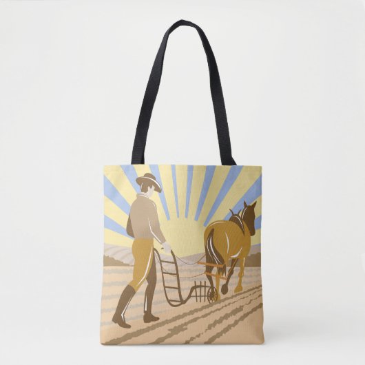 Een veld stromen tote bag (Voorkant)