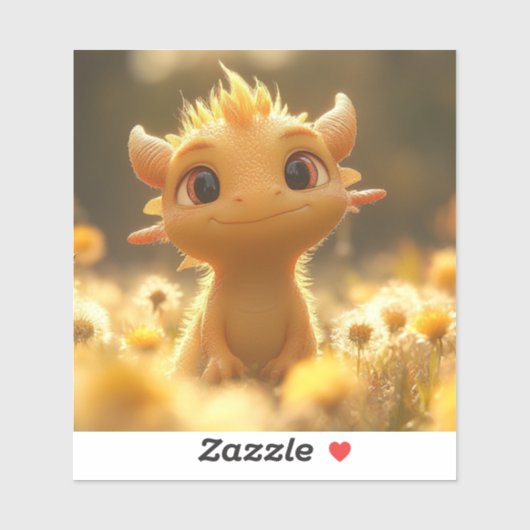 Een veld van gele Sticker (Vel)