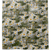 Een veld van Oxeye Daisies Douchegordijn (Voorkant)