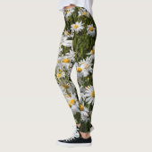 Een veld van Oxeye Daisies Leggings (Links)