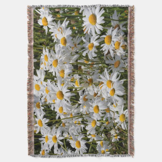 Een veld van Oxeye Daisies op een zonnige zomerdag Deken (Voorkant Verticaal)