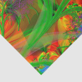 Een veld van wilde bloemen tissuepapier (Detail)