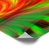 Een veld van Wilde Flowers Psychedelic Poster (Hoek)