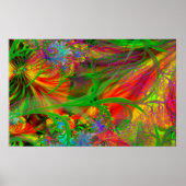 Een veld van Wilde Flowers Psychedelic Poster (Voorkant)