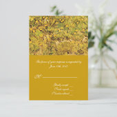 Een veld van Yellower Flowers RSVP Vincent Van Gog (Staand voorkant)