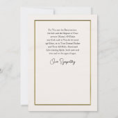 Een veld van zachte wilde bloemen orthodoxe sympat kaart (Achterkant)