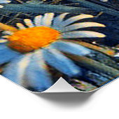 Een veld vol bloeiende kamille perfect poster (Hoek)