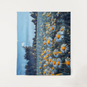 Een veld vol bloeiende kamille wandkleed (Voorkant)