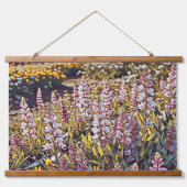 Een veld vol bloemen - Wandtapijt Hangend Wandkleed (Voorkant)