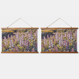 Een veld vol bloemen - Wandtapijt Hangend Wandkleed