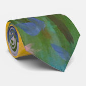 Een veld vol wilde bloemen stropdas (Opgerold)