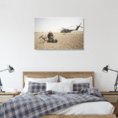 Een veldradiooperator canvas afdruk (Insitu (Slaapkamer))