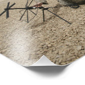 Een veldradiooperator foto afdruk (Hoek)