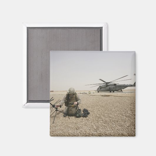 Een veldradiooperator magneet (Voorkant / Achterkant)