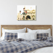 Een Venetiaans concert Canvas Afdruk (Insitu (Slaapkamer))
