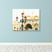 Een Venetiaans concert Canvas Afdruk (Insitu (Houten vloer))