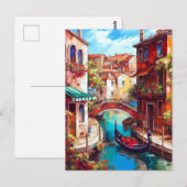 Een Venetiaanse droom | Gondel op het Canal Grande Briefkaart (Voorkant / Achterkant)