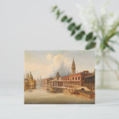 Een Venetiaanse scene | Johann Wilhelm Jankowsky Briefkaart (Staand voorkant)