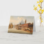 Een Venetiaanse scene | Johann Wilhelm Jankowsky Kaart (Gele Bloem)