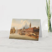 Een Venetiaanse scene | Johann Wilhelm Jankowsky Kaart (Voorkant)