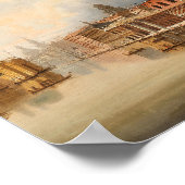 Een Venetiaanse scene | Johann Wilhelm Jankowsky Poster (Hoek)