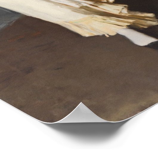 Een Venetiaanse vrouw Poster (Hoek)