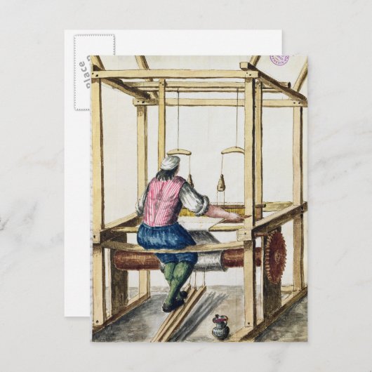 Een Venetiaanse Weaver Briefkaart (Voorkant / Achterkant)