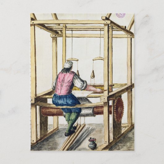 Een Venetiaanse Weaver Briefkaart (Voorkant)