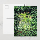 Een venster in groen planten Hoesje-Mate iPhone ge Briefkaart (Voorkant / Achterkant)