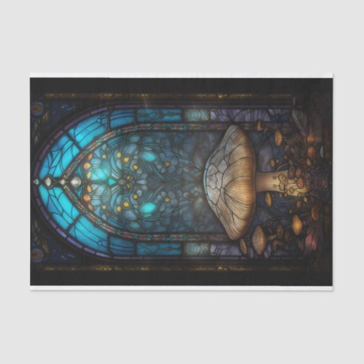 Een venster op de paddenstoelenwereld tissuepapier (Voorkant)