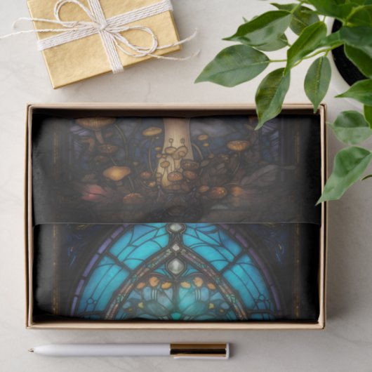 Een venster op de paddenstoelenwereld tissuepapier (Geschenk)