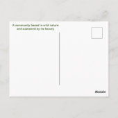 Een venster op Zee Briefkaart (Achterkant)