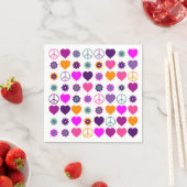 Een ventilatorhartoperspatroon en uw ruggengraat. servet (Insitu)