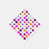 Een ventilatorhartoperspatroon en uw ruggengraat. servet (Hoek)