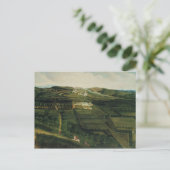 Een ver Uitzicht van Corfe Castle Briefkaart (Staand voorkant)