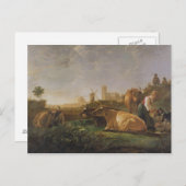 Een ver Uitzicht van Dordrecht Briefkaart (Voorkant / Achterkant)