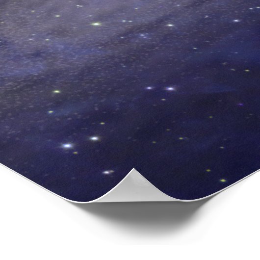 Een ver weg gelegen zonnestelsel poster (Hoek)