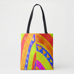 Een verbazingwekkende Barcelona tribal art design  Tote Bag